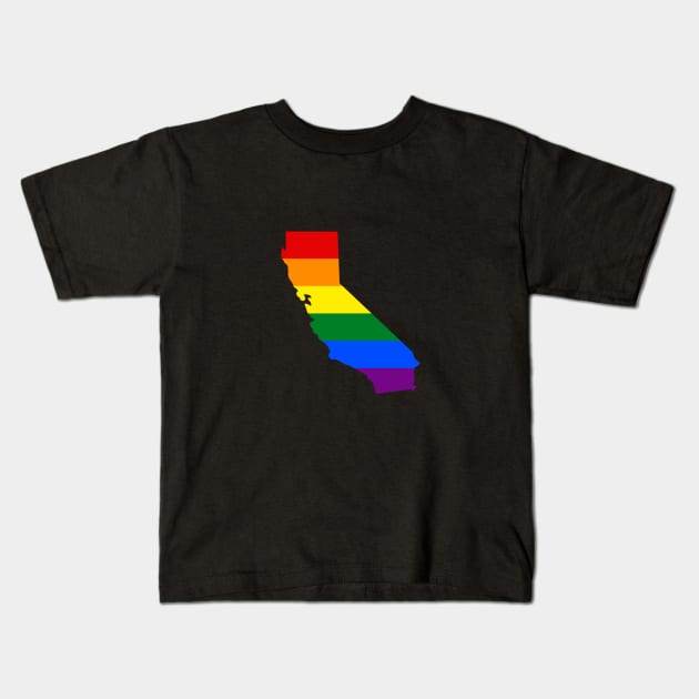 Pride in California Kids T-Shirt by InfiniTee Design